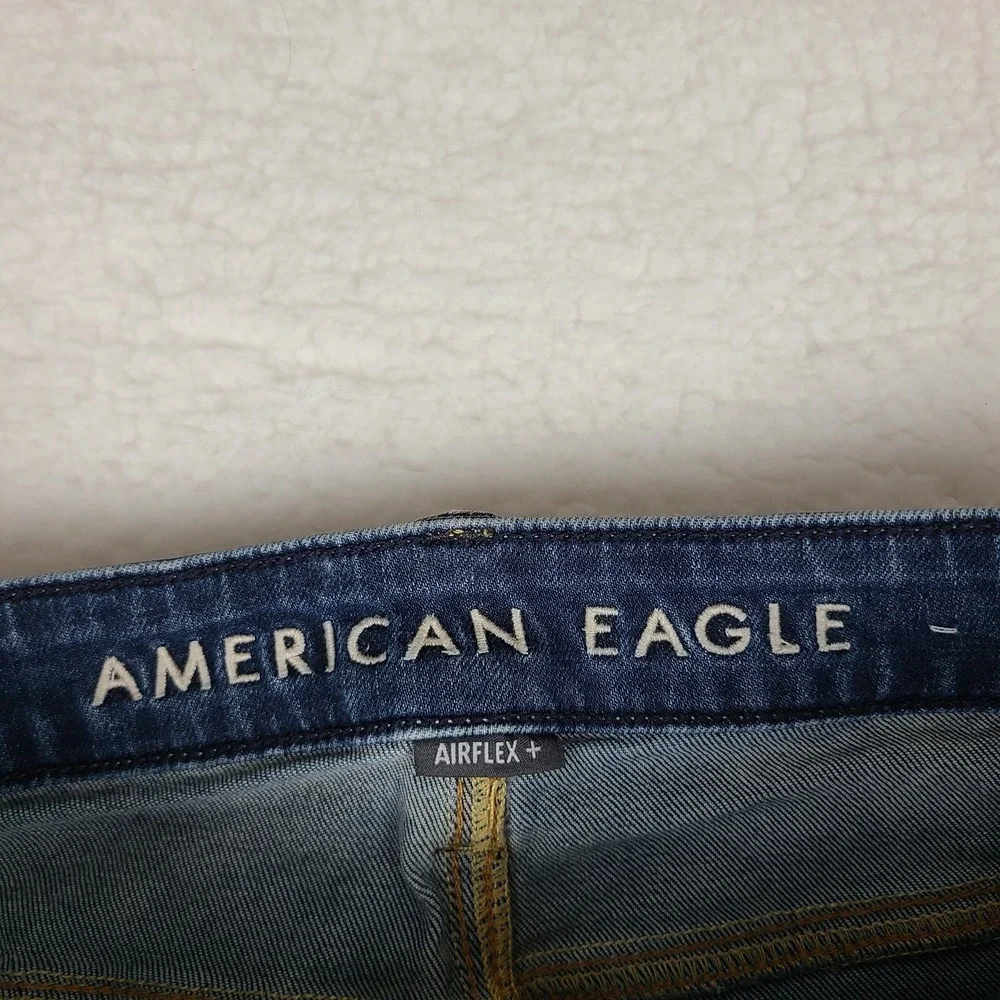 American Eagle‎ Jeans Mens 30x30 Blue Athletic Fit Airflex + Dark Wash Denim